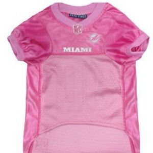 NWOT MIAMI DOLPHINS Licensed NFL Pets First Jersey Size L
